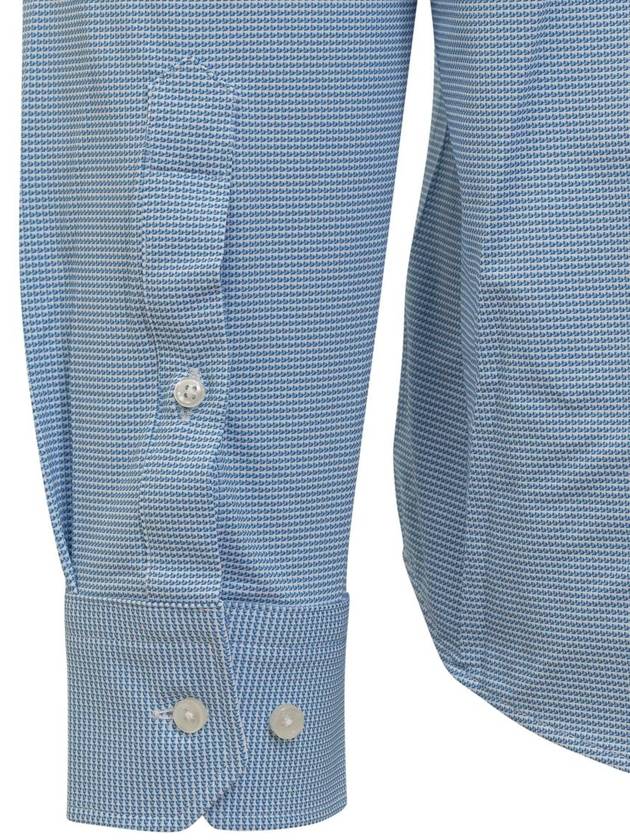 24SS Boss Long Sleeve Shirt 50503097 451 LIGHT PASTEL BLUE - HUGO BOSS - BALAAN 4