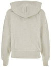 Flower logo brushed hoodie pale gray 2SW063 4ME 93 - KENZO - BALAAN 3