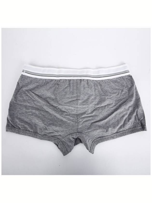 Logo Band Cotton Briefs Grey - DOLCE&GABBANA - BALAAN 4