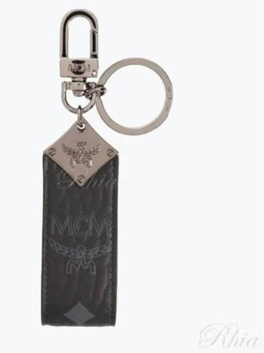 MCM Aren Visetos Diamond Logo Key Holder MXZESTA03BK - MCM - BALAAN 1