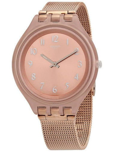 Swatch Skinchic Quartz Pink Dial Ladies Watch SVUP100M - SWATCH - BALAAN 1