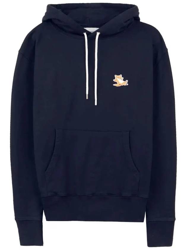 Chillax Fox Patch Classic Hoodie Navy - MAISON KITSUNE - BALAAN 2