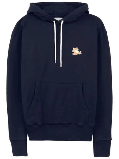 Chillax Fox Patch Classic Hoodie Navy - MAISON KITSUNE - BALAAN 2