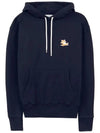 Chillax Fox Patch Classic Hoodie Navy - MAISON KITSUNE - BALAAN 3