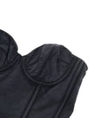 Women's Bustier Evening Top Black - BALENCIAGA - BALAAN.