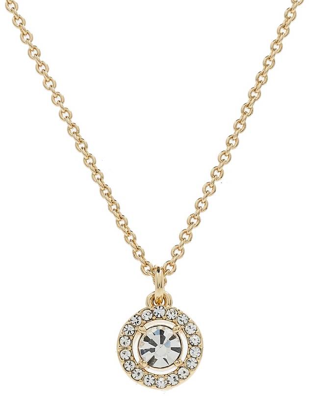 Halo Pave Stud Necklace Gold - COACH - BALAAN 4