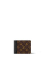 Multiple 2-Fold Bifold Wallet Brown Black - LOUIS VUITTON - BALAAN 2