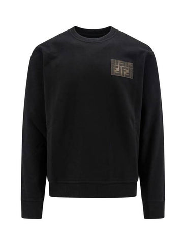 Jersey Sweatshirt Black - FENDI - BALAAN 1