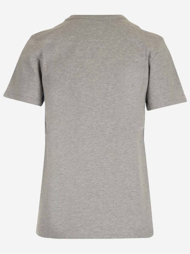 Fox Head Patch Regular Short Sleeve T-Shirt Grey - MAISON KITSUNE - BALAAN 3