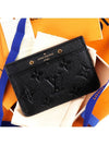 Monogram Empreinte Card Wallet Black - LOUIS VUITTON - BALAAN 2