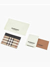 Vintage Check Card Wallet Beige - BURBERRY - BALAAN 5