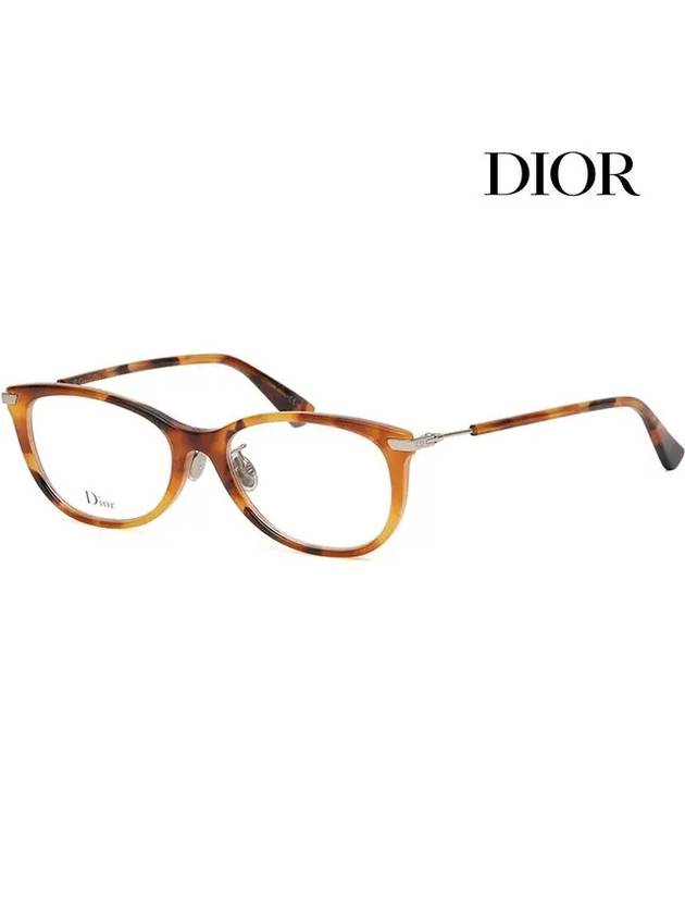 Eyewear Round Acetate Glasses Havana Brown - DIOR - BALAAN 2