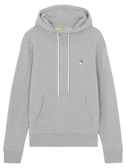 Grey Fox Head Patch Classic Hoodie Grey Melange - MAISON KITSUNE - BALAAN 2