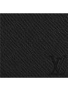 Pocket Organizer Taiga Leather Card Wallet Black - LOUIS VUITTON - BALAAN 6