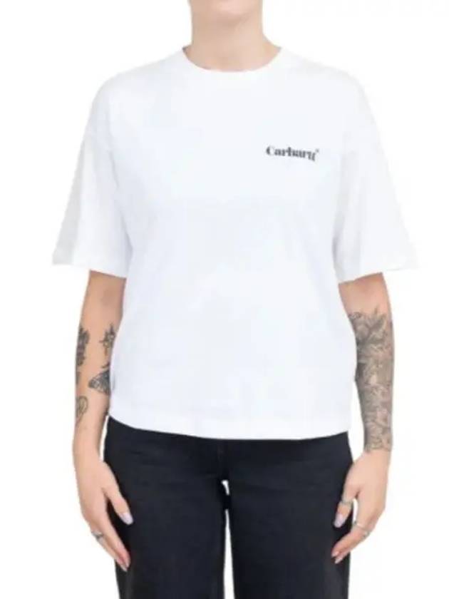 Fold Leo Short Sleeve T-Shirt White - CARHARTT WIP - BALAAN 2