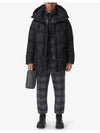 Logo Applique Nylon Puffer Coat Black - BURBERRY - BALAAN 3