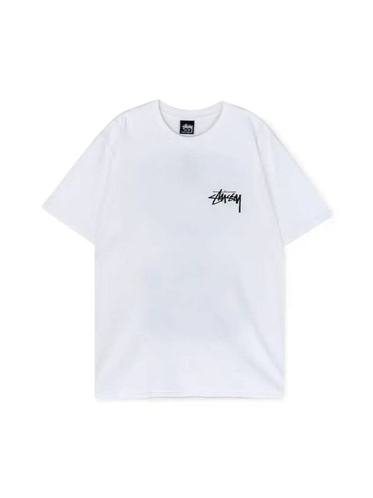 Galaxy Short Sleeve T-Shirt White - STUSSY - BALAAN 1