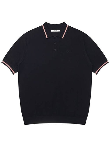 Men's Polo Knit Black SWDQEPSW03BK - SOLEW - BALAAN 1