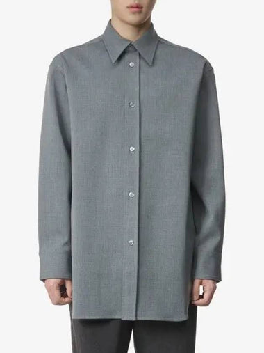 Akako Shirt Gray AKAKOSNMGREYMARL - STUDIO NICHOLSON - BALAAN 1