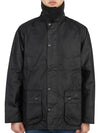 Bedale Wax Half Lined Jacket Black - BARBOUR - BALAAN 3