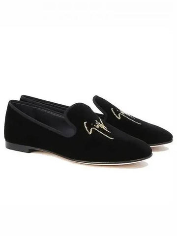 Velvet flat shoes loafer 270492 - GIUSEPPE ZANOTTI - BALAAN 1