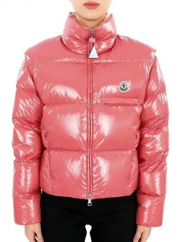 Women s ALMO Down Padded Jacket Pink 1A00004 59607 559 1063272 - MONCLER - BALAAN 1