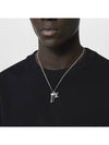 Men's Monogram Eclipse Charms Necklace Silver - LOUIS VUITTON - BALAAN 4