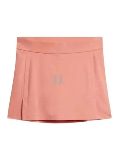 Amelie Golf A-Line Skirt Burnt Coral - J.LINDEBERG - BALAAN 2