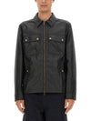 Tour Overshirt Waxed Cotton Jacket Black - BELSTAFF - BALAAN 1