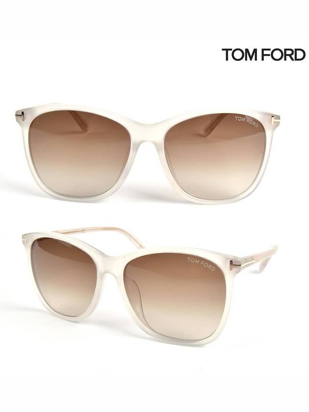 Eyewear Oval Sunglasses Brown - TOM FORD - BALAAN 3