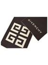 4G two tone logo silk wool muffler brown GV3518 gift package - GIVENCHY - BALAAN 3