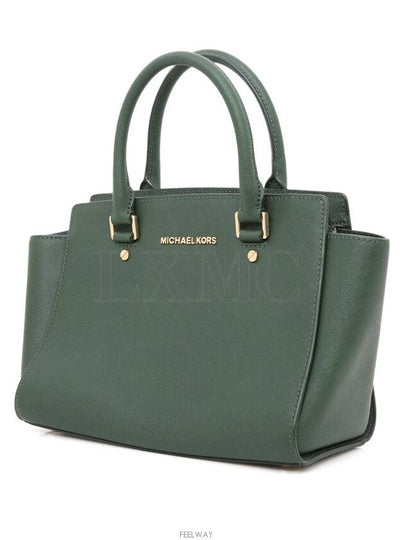 MK Brie Satchel Medium Saffiano Tote Bag - MICHAEL KORS - BALAAN 2