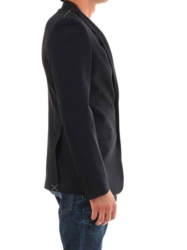 Blue Wool Jacket - TONELLO - BALAAN 3