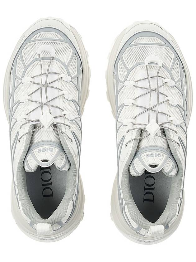 B31 Runner Technical Mesh Rubber Warped Low Top Sneakers White - DIOR - BALAAN 7