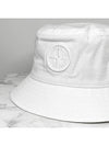 24Ss Kids Stone Island Hat Cap Stone Island 801690365 V0001 White White - STONE ISLAND - BALAAN 5