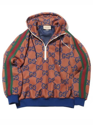 Jacquard half zip up jacket - GUCCI - BALAAN 1