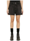 Men's Bermuda Wash Denim Shorts Black - PRADA - BALAAN 3