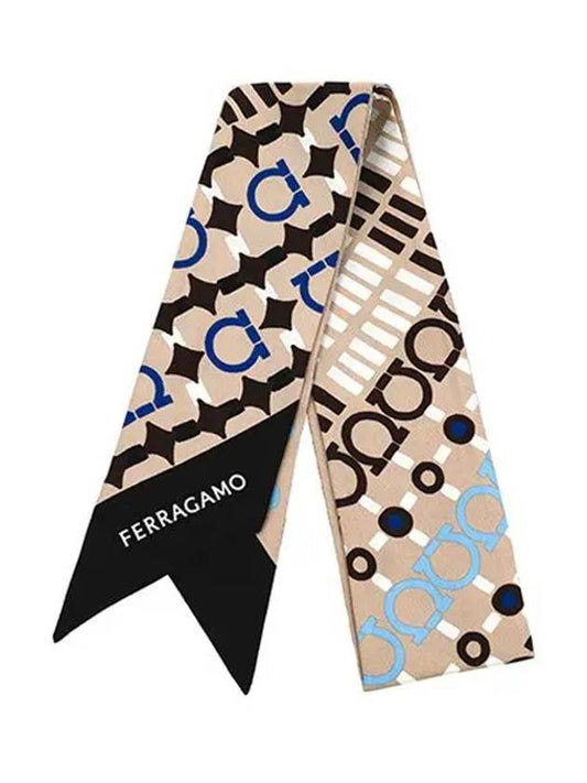 Ferragamo Gancini Women s Silk Scarf 32 0911 002 0775427 - SALVATORE FERRAGAMO - BALAAN 2