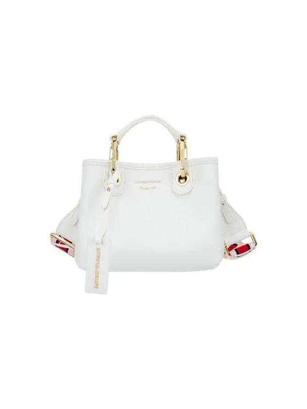 Women s MyEA Grainy X Small Shopper Bag White - EMPORIO ARMANI - BALAAN 1