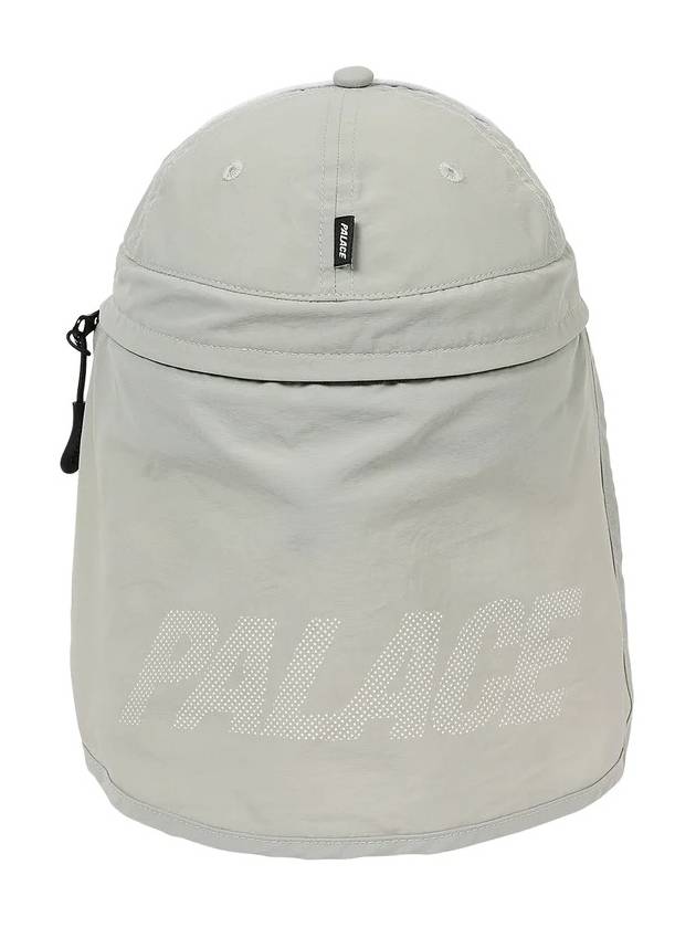 Font Zip Shell Neck Saver 6Panel Gray - PALACE - BALAAN 3