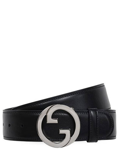 Blondie Leather Belt Black - GUCCI - BALAAN 2