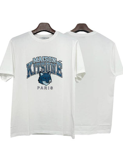 Campus Fox Relaxed Short Sleeve T-Shirt White - MAISON KITSUNE - BALAAN 2