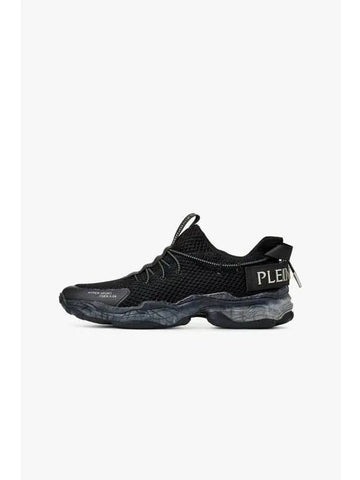 Men s Logo Band Net Panel Sneaker Black - PHILIPP PLEIN - BALAAN 1