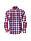 Men's Gingham 25 Long Sleeve Shirt Red - BARBOUR - BALAAN 1