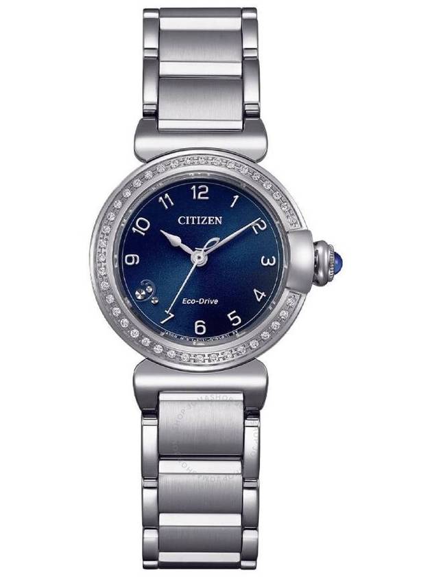 Citizen L May Bells Crystal Eco-Drive Blue Dial Ladies Watch EM1120-87L - CITIZEN - BALAAN 1