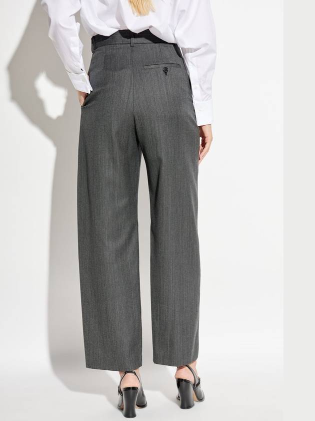 Loewe Wool Trousers, Women's, Grey - LOEWE - BALAAN 4