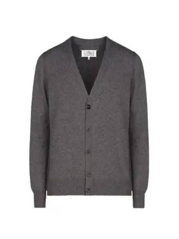 Cashmere Back Stitch Cardigan Grey - MAISON MARGIELA - BALAAN 2