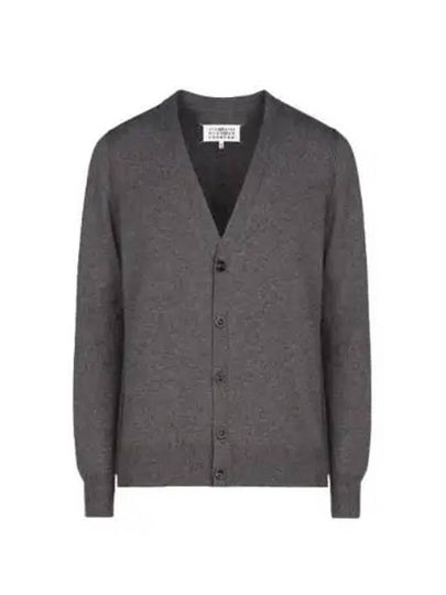 Cashmere Back Stitch Cardigan Grey - MAISON MARGIELA - BALAAN 2