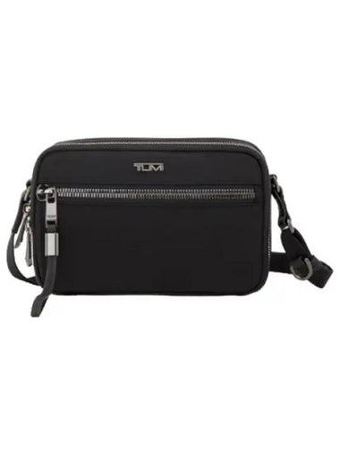 VOYAGEUR Langley Cross Bag Black Gunmetal 146580T522 - TUMI - BALAAN 1