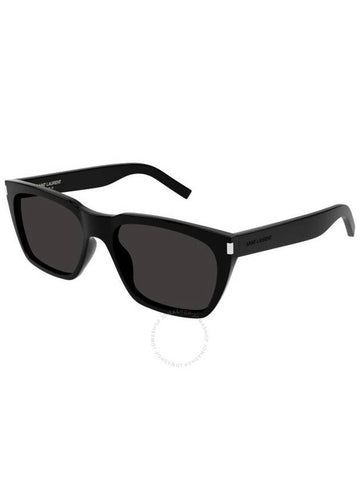 Saint Laurent Black Square Men's Sunglasses SL 598 001 56 - SAINT LAURENT - BALAAN 1